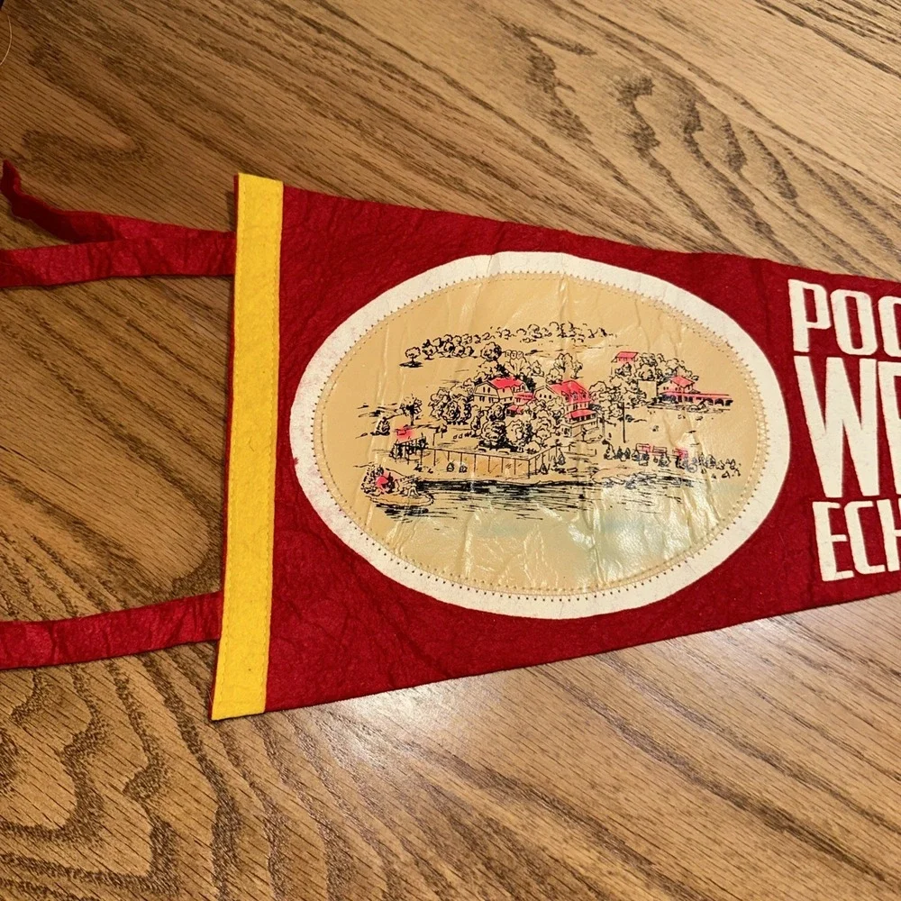 Vintage Werrys Sunnybrook POCONO MOUNTAINS PA PENNSLYVANIA Pennant 26